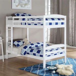 Lits superposés 39"/39" - Blanc