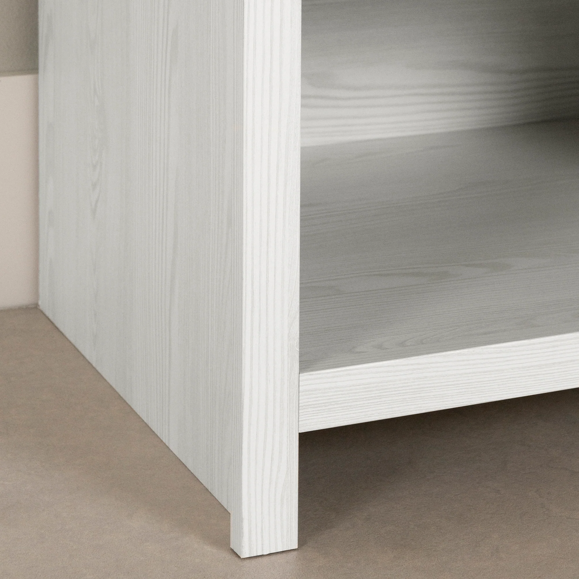 Table de chevet 1 tiroir Fernley - Pin blanc – Image 4