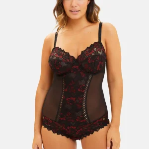 Body Arum Glitter Noir & Rouge Pailleté