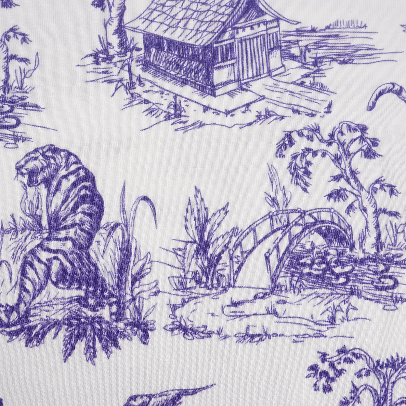 Ladies Toile de Jouy Pyjamas Set – Image 5