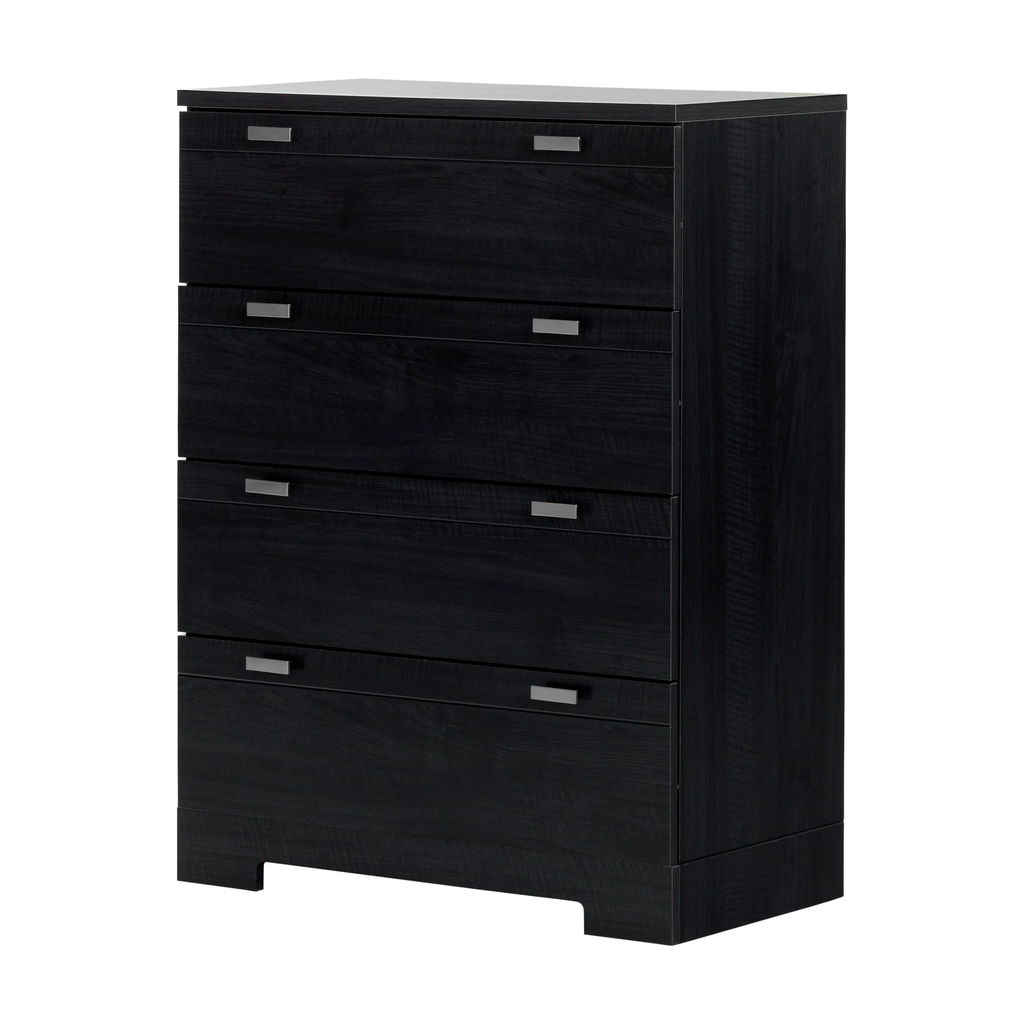 Commode 4 tiroirs Reevo-Chêne noir – Image 2