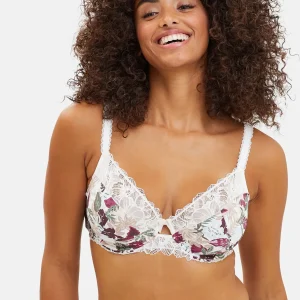Soutien-gorge emboîtant Mathilde Imprimé Végétal Jungle Ivoire