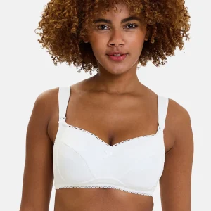 Soutien-gorge d'allaitement sans armatures New Câlin Ivoire