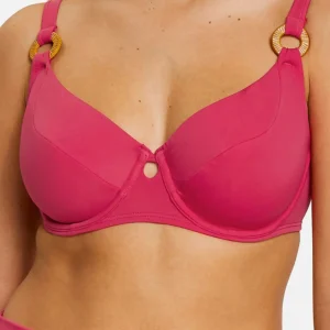 Haut de maillot de bain avec armatures Elevated Basics Rose Virtuel