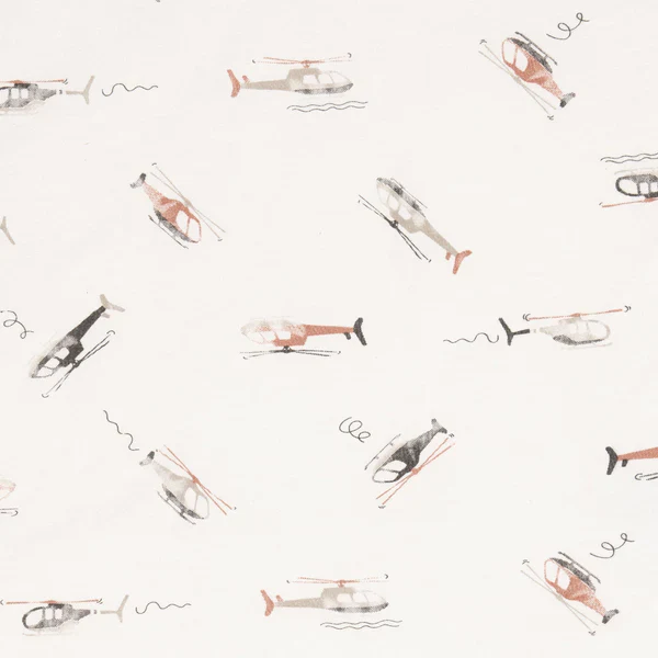 Couverture en bambou - Hélicoptère – Image 2