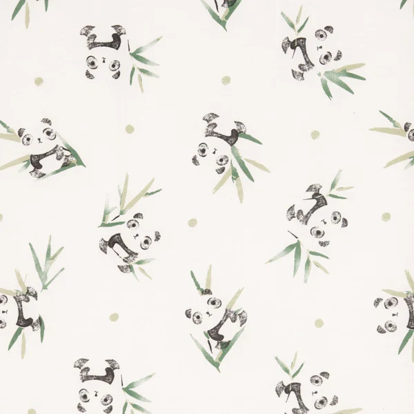 Sac de nuit matelassé en bambou - Pandas (2.5 togs) – Image 2