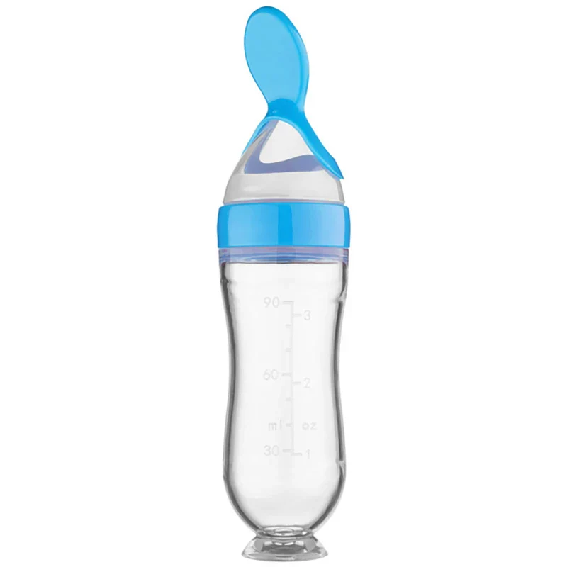 Biberon cuillère pour bébé | EasyBottle™ bleu – Image 5