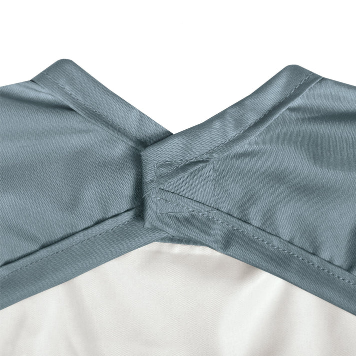 Bavoir avec manches - Bleu foncé – Image 3