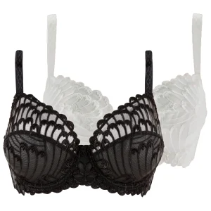 Lot de 2 soutiens-gorge Duo Narcisse Noir et Ivoire