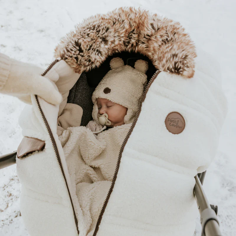 Coffret cadeau Coulou Ourson Sherpa 4 accessoires 0-6 mois- Crème – Image 8
