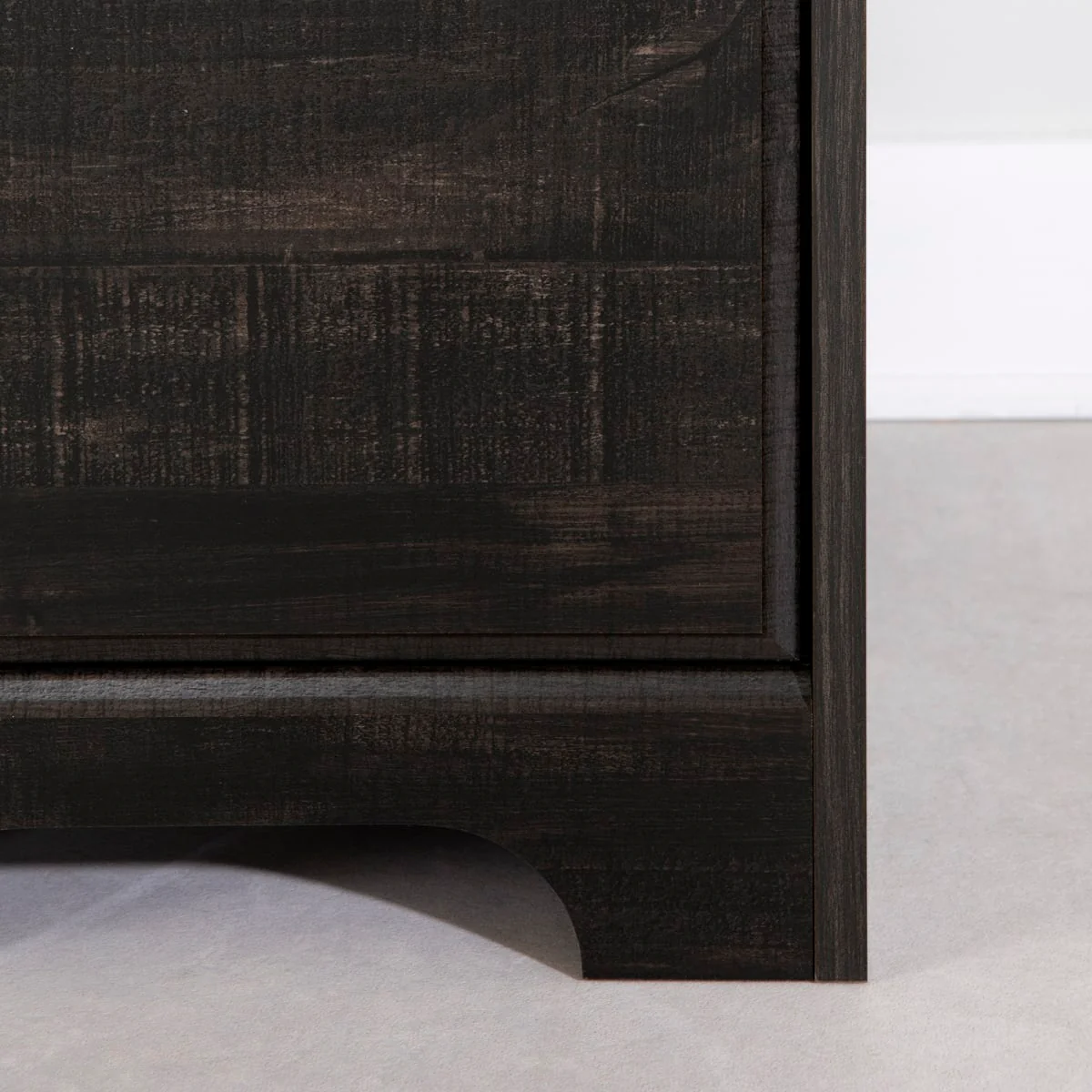 Bureau de travail avec huche Versa - Noir antique – Image 6