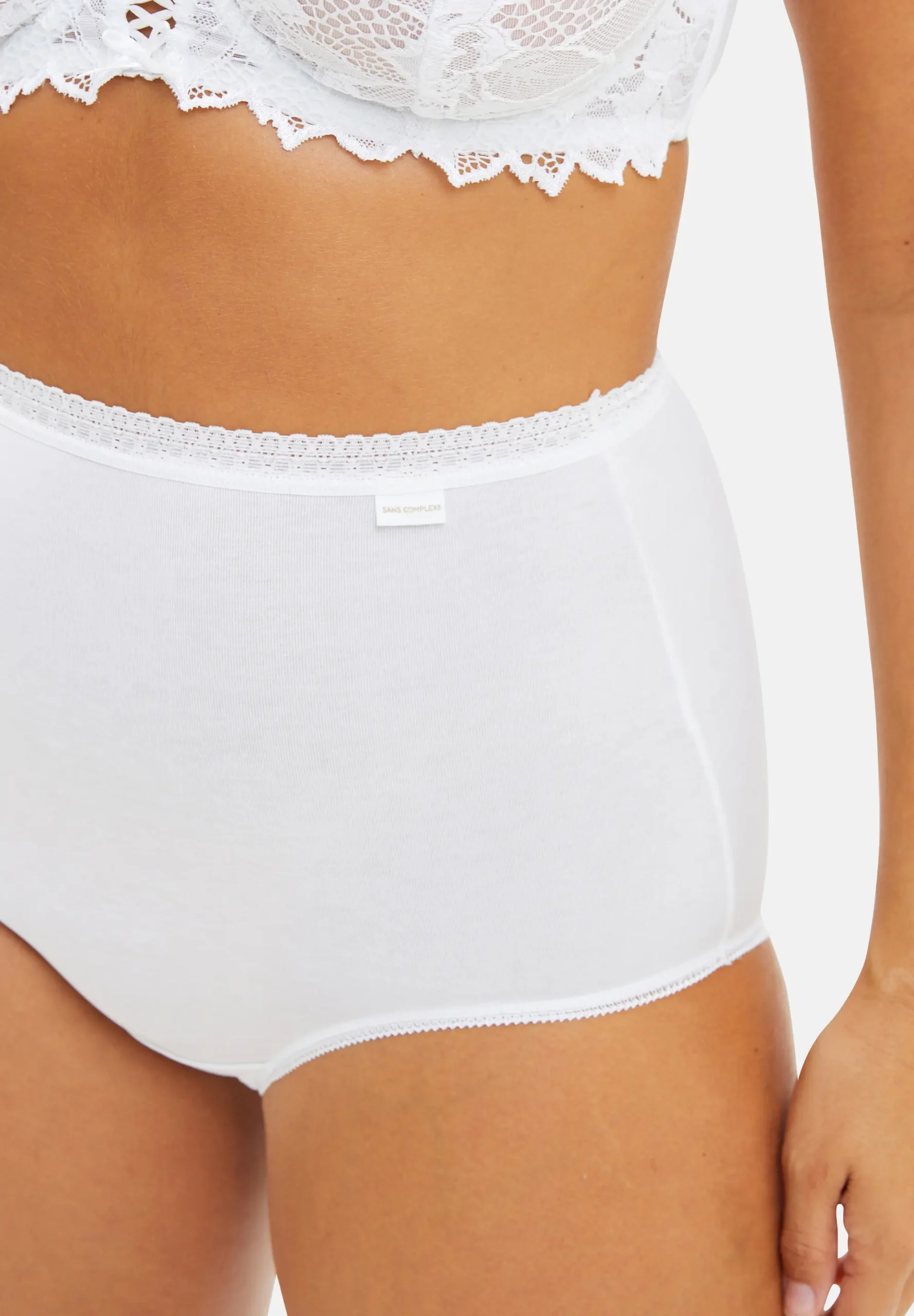 Lot de 2 culottes Classique Coton Blanc – Image 6