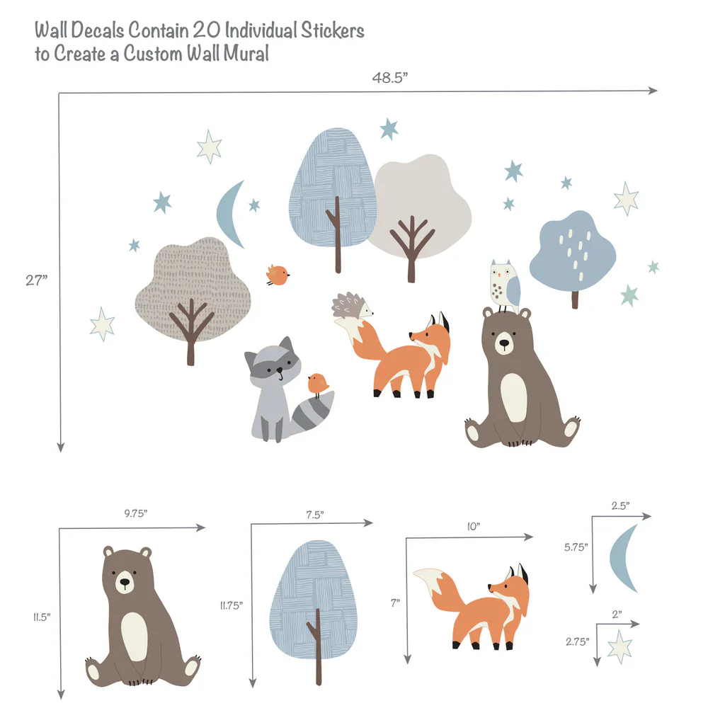 Autocollants muraux - Sleepytime Bear – Image 2