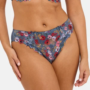 Slip Arum Mosaïc Imprimé Fleurs Givrées