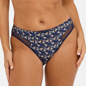 Slip Complice Imprimé Liberty Bleu Marine