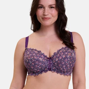 Soutien-gorge emboîtant Arum Mosaïc Imprimé Graphique Mûre