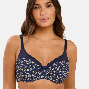 Soutien-gorge emboîtant Complice Imprimé Liberty Bleu Marine