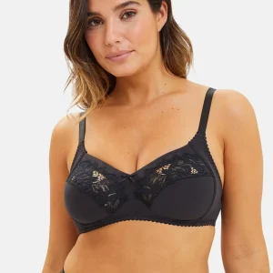 Soutien-gorge emboîtant Coton Plus sans armatures Coton d'Arum Noir